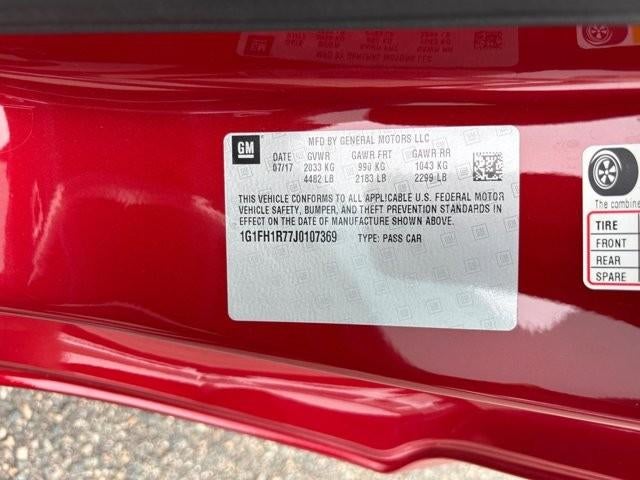 2018 Chevrolet Camaro 2dr Coupe 2SS