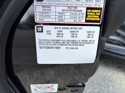 2004 Chevrolet Corvette 2dr Convertible