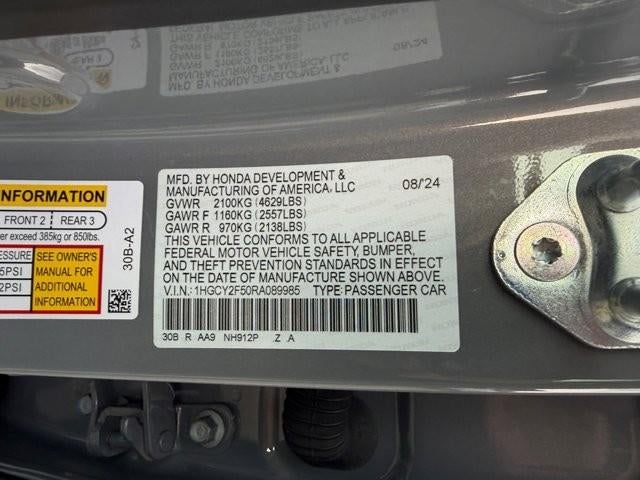 2024 Honda Accord Hybrid Sport Sedan