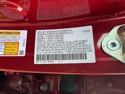 2025 Honda Accord Hybrid Sport Sedan