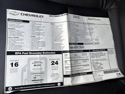 2010 Chevrolet Camaro Coupe 2SS