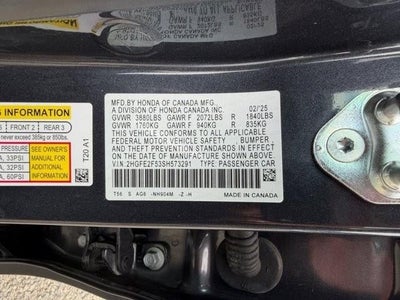 2025 Honda Civic Sedan Sport CVT