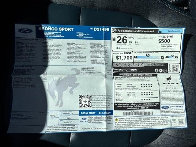 2023 Ford Bronco Sport Outer Banks 4x4