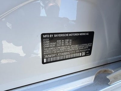 2021 BMW 330i Sedan North America