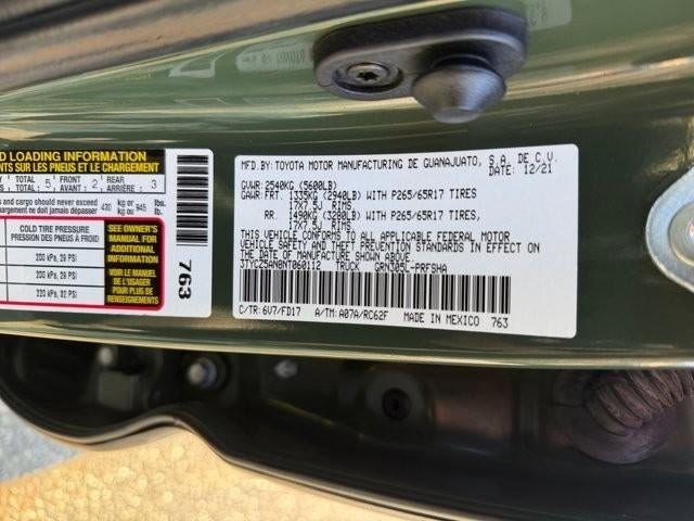 2022 Toyota Tacoma 4WD 4WD TRD Sport Double Cab 5' Bed V6 MT (Natl)