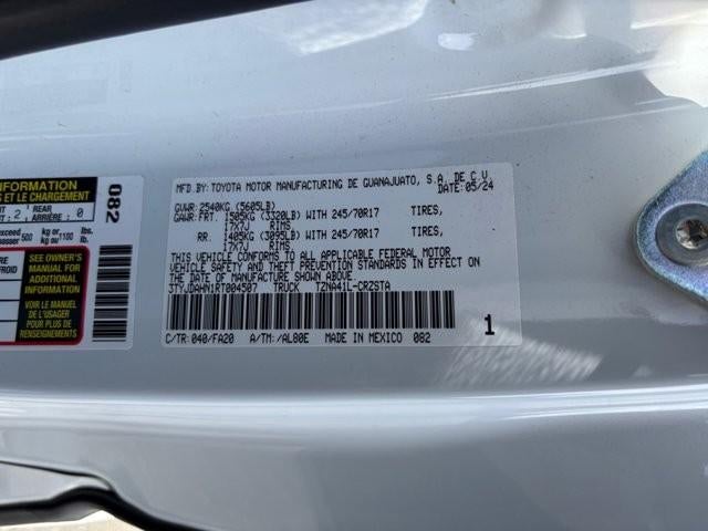 2024 Toyota Tacoma 2WD 2WD SR XtraCab 6' Bed AT (GS)