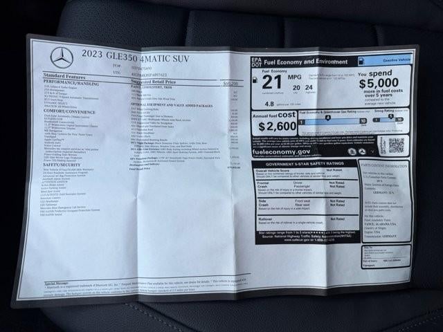 2023 Mercedes-Benz GLE GLE 350 4MATIC® SUV