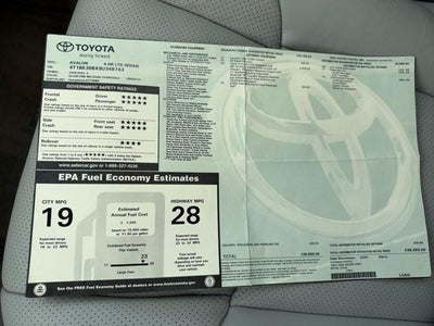 2009 Toyota Avalon 4dr Sdn Limited (Natl)