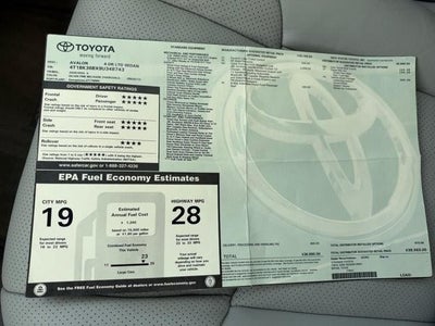 2009 Toyota Avalon 4dr Sdn Limited (Natl)