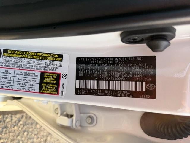 2022 Toyota Camry TRD V6 Auto (Natl)