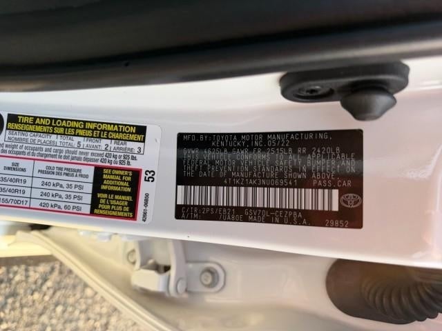 2022 Toyota Camry TRD V6 Auto (Natl)