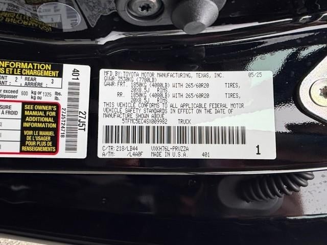 2025 Toyota Tundra 4WD 4WD 1794 Edition Hybrid CrewMax 6.5' Bed (Natl)