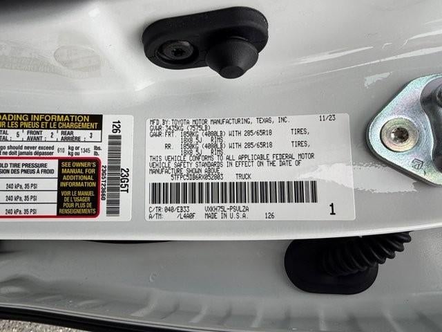 2024 Toyota Tundra 4WD 4WD TRD Pro Hybrid CrewMax 5.5' Bed (Natl)