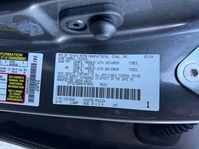 2024 Toyota Tundra 4WD 4WD Limited Hybrid CrewMax 5.5' Bed (Natl)