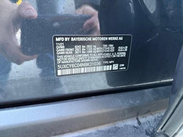 2022 BMW X6 xDrive40i Sports Activity Coupe