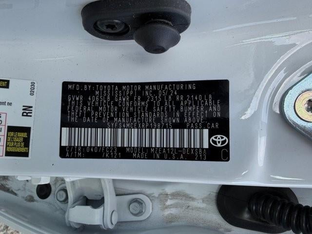 2024 Toyota Corolla SE CVT (Natl)