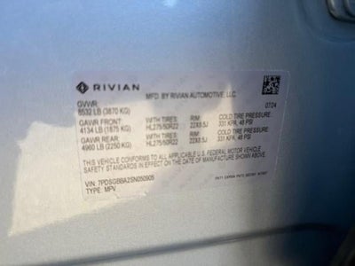 2025 Rivian R1S Adventure Dual-Motor Standard Pack