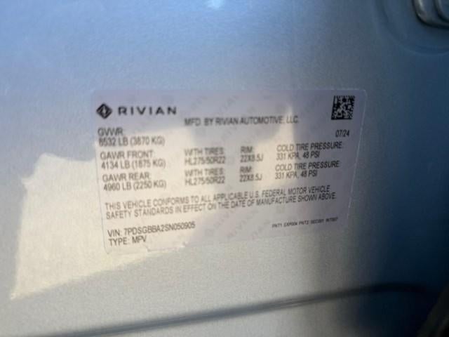 2025 Rivian R1S Adventure Dual-Motor Standard Pack