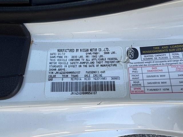 2017 Nissan 370Z Coupe Touring Auto