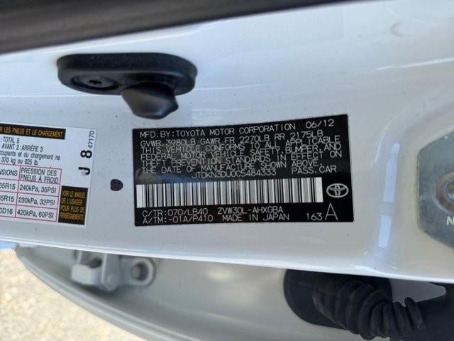 2012 Toyota Prius 5dr HB Four (Natl)