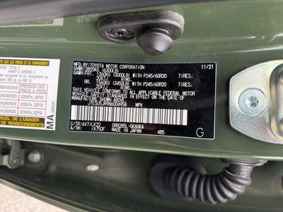 2022 Toyota 4Runner TRD Sport 4WD (Natl)