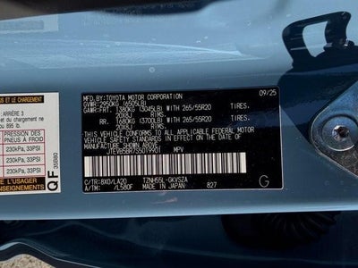 2025 Toyota 4Runner Hybrid Limited 4WD (Natl)