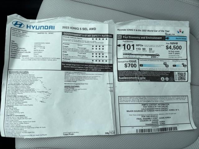 2023 Hyundai IONIQ 5 SEL AWD