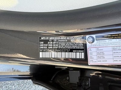 2022 Mercedes-Benz EQS EQS 580 4MATIC® Sedan