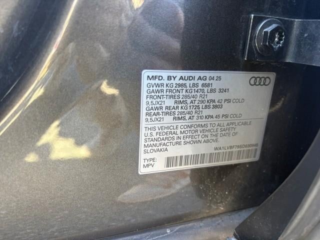 2025 Audi Q7 Premium Plus 55 TFSI quattro