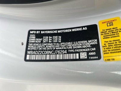 2022 BMW 840i Convertible