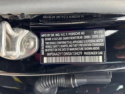 2022 Porsche Taycan RWD