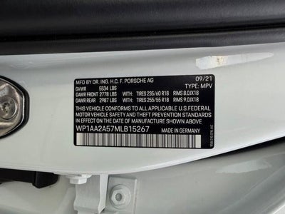 2021 Porsche Macan AWD