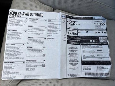 2023 Volvo XC90 B6 AWD Ultimate 7P