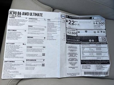 2023 Volvo XC90 B6 AWD Ultimate 7P