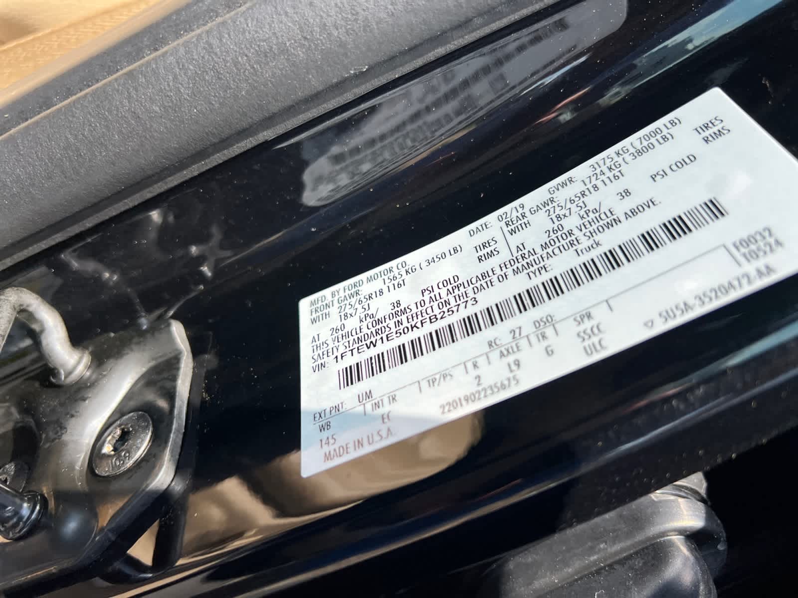 2019 Ford F-150 LARIAT 4WD SuperCrew 5.5' Box