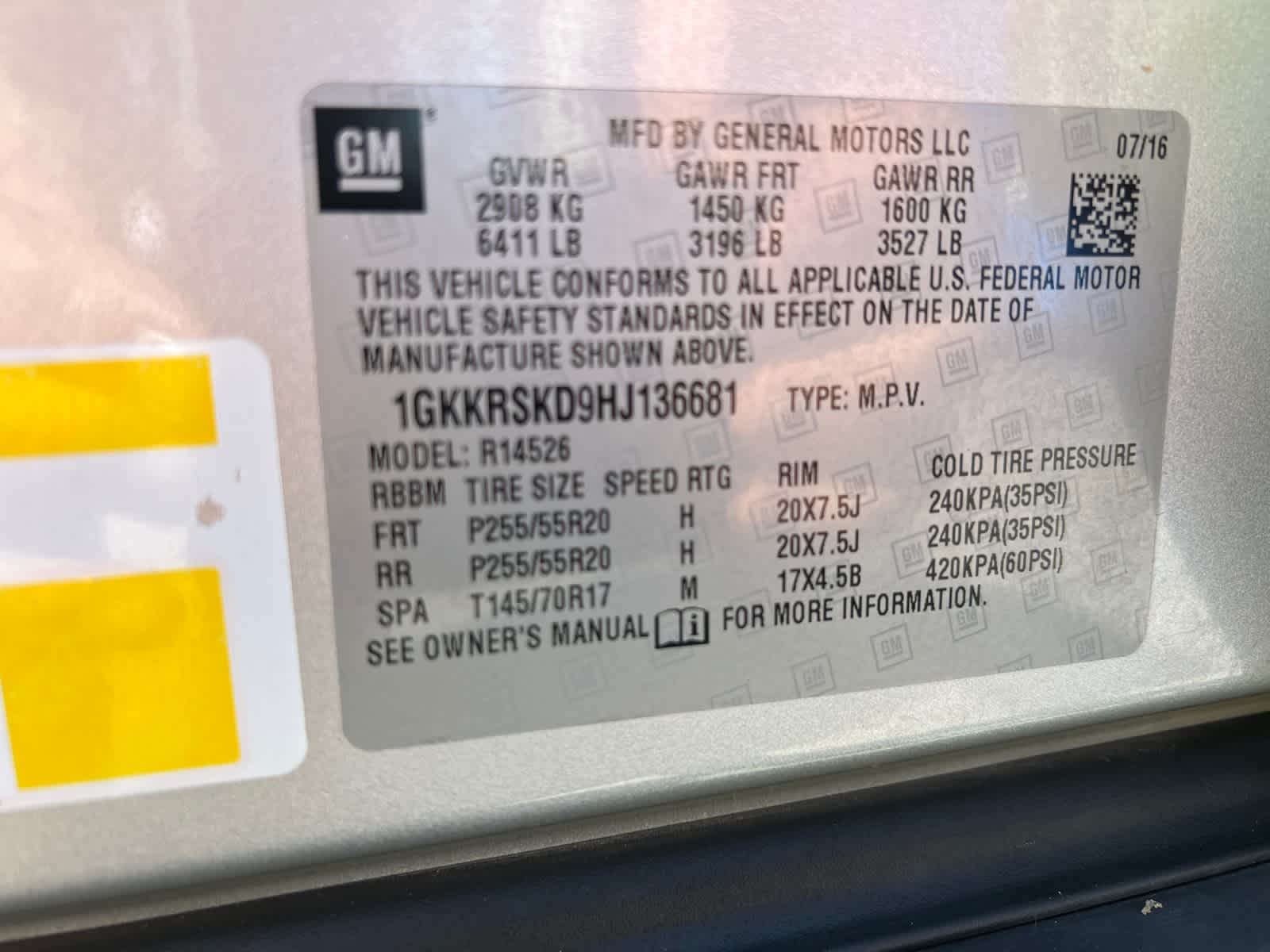 2017 GMC Acadia Limited FWD Limited