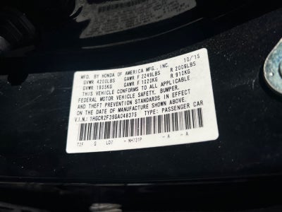 2016 Honda Accord Sedan LX CVT PZEV