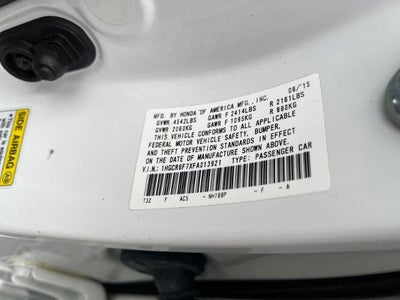 2015 Honda Accord Hybrid Touring CVT Sedan