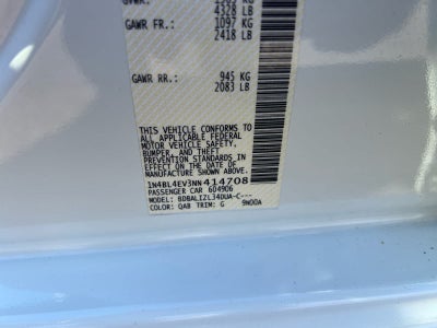 2022 Nissan Altima SL