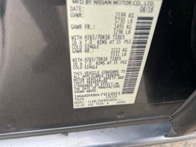 2019 Nissan Frontier Crew Cab 4x2 SV Auto Long Bed *Ltd Avail*