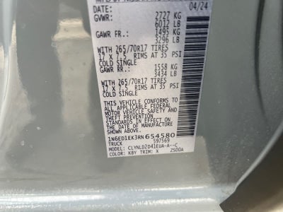 2024 Nissan Frontier Crew Cab PRO-4X®