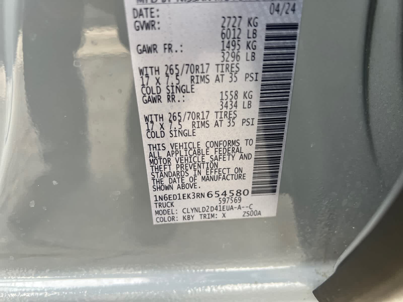 2024 Nissan Frontier Crew Cab PRO-4X®