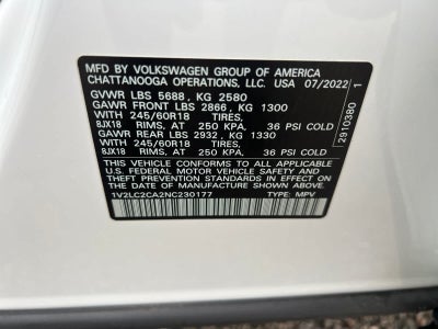 2022 Volkswagen Atlas Cross Sport 2.0T SE 4MOTION