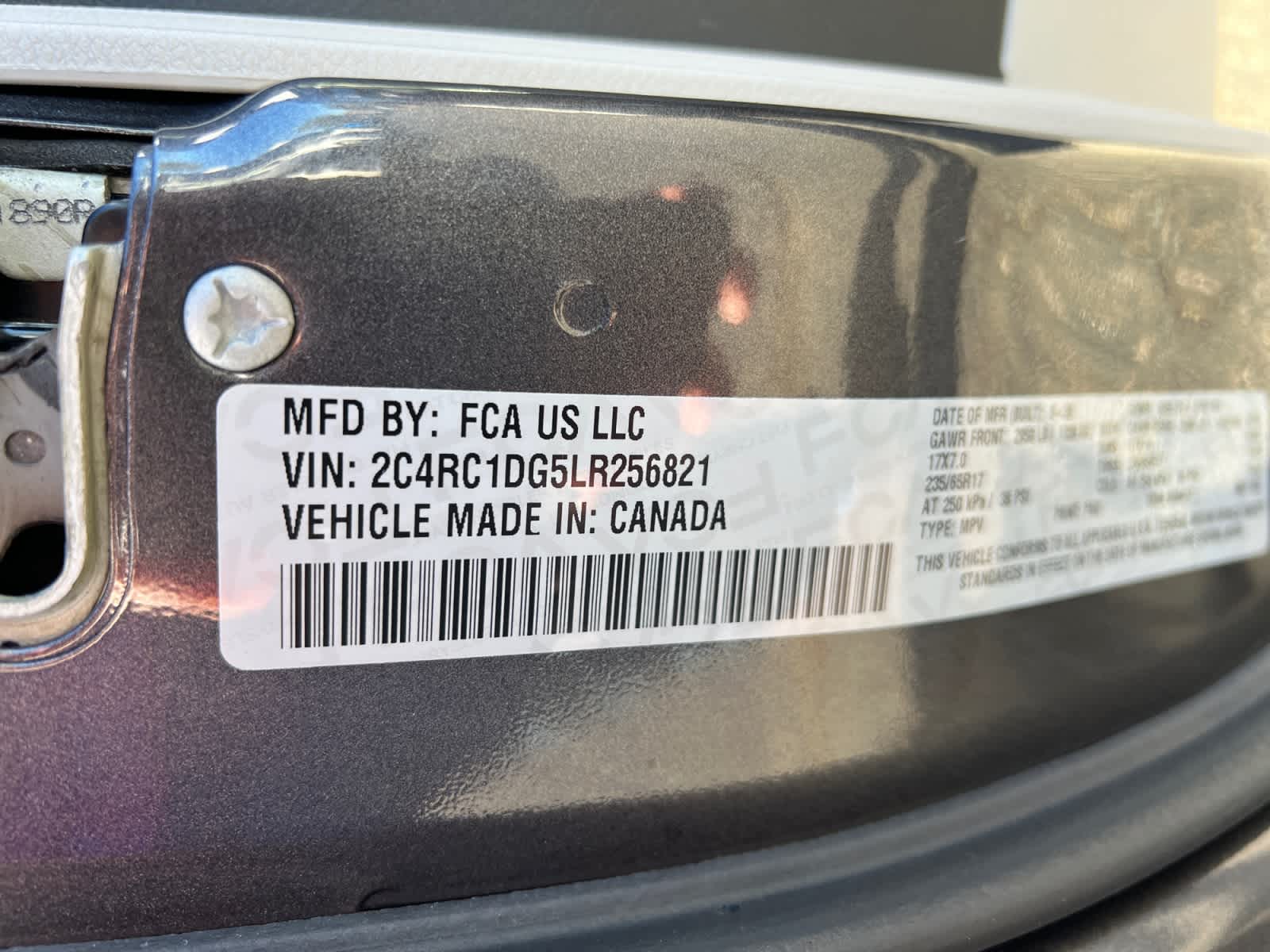 2020 Chrysler Voyager LXI FWD