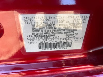 2024 Nissan Versa SV