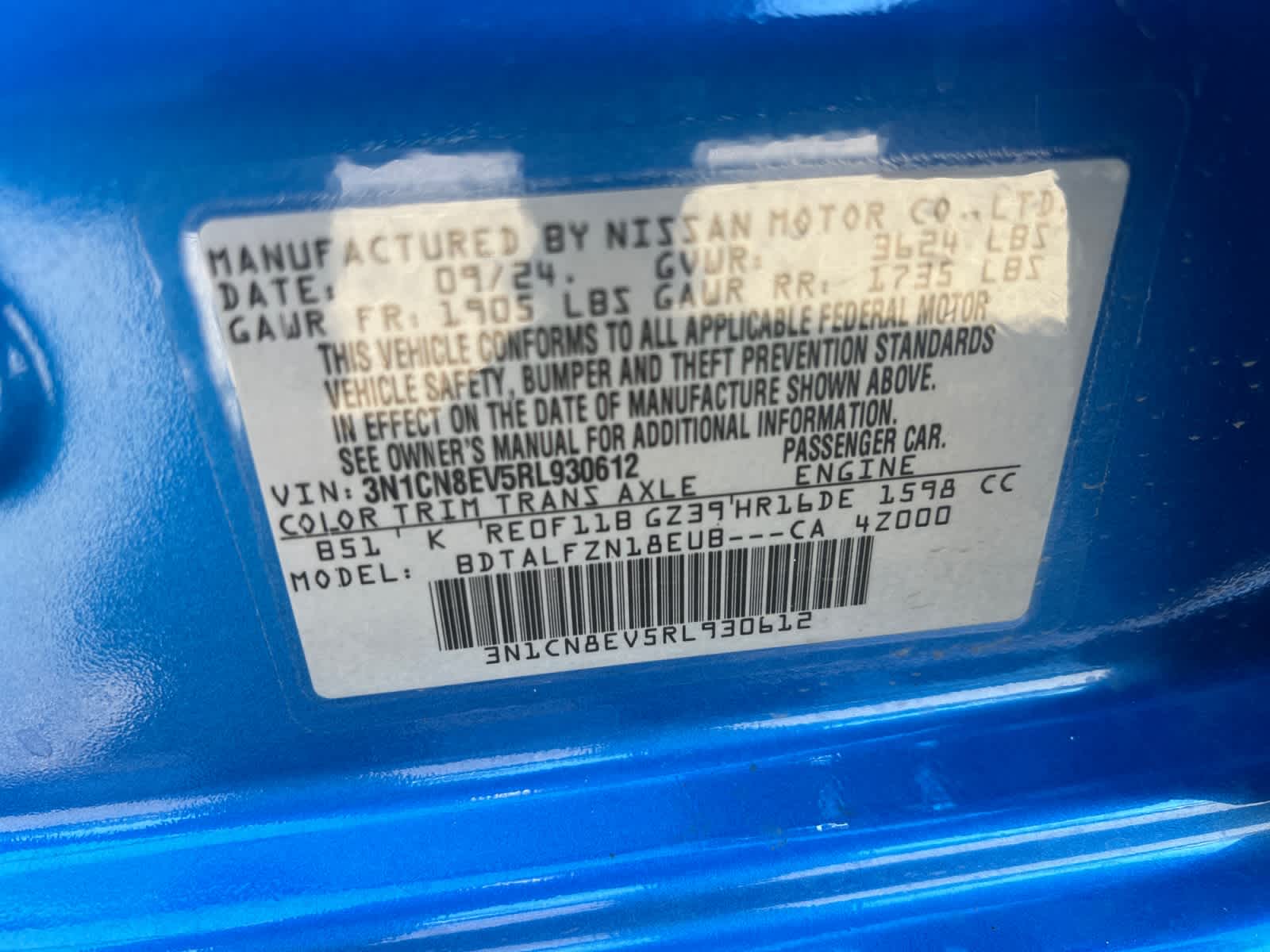 2024 Nissan Versa SV