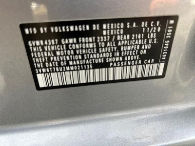 2021 Volkswagen Jetta GLI Autobahn DSG