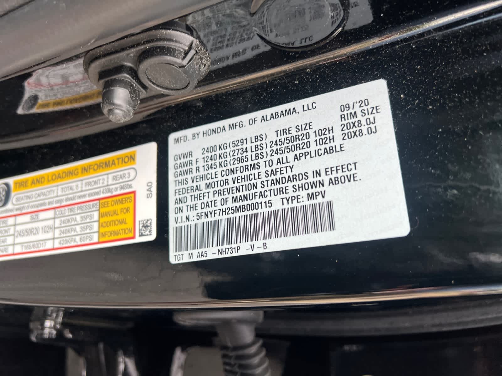 2021 Honda Passport Sport FWD