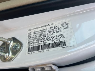 2016 Acura RDX AWD with Advance Package