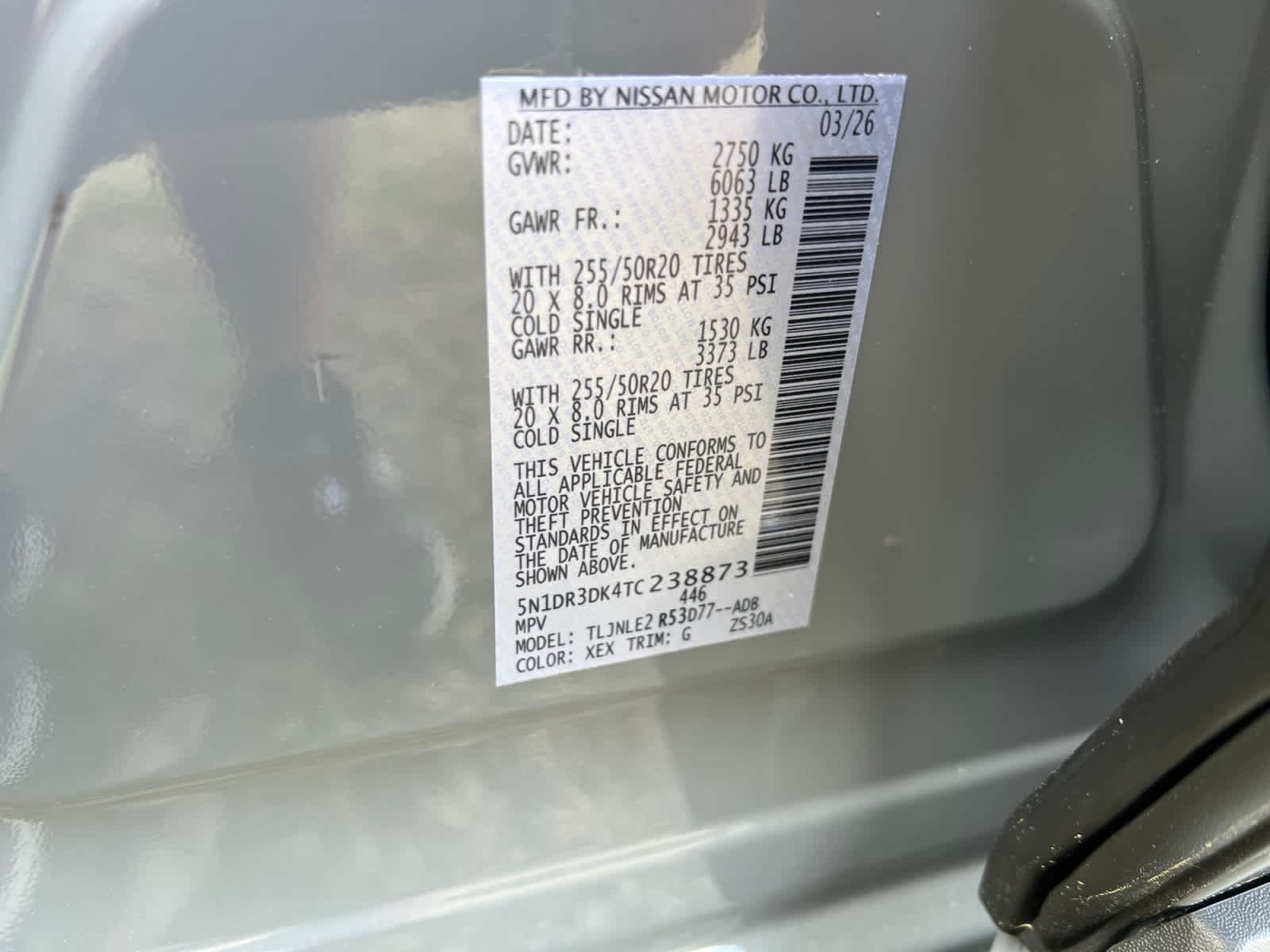 2026 Nissan Pathfinder Platinum 4WD